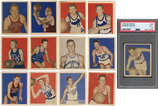 1948 Bowman Basketball Complete Set (72)